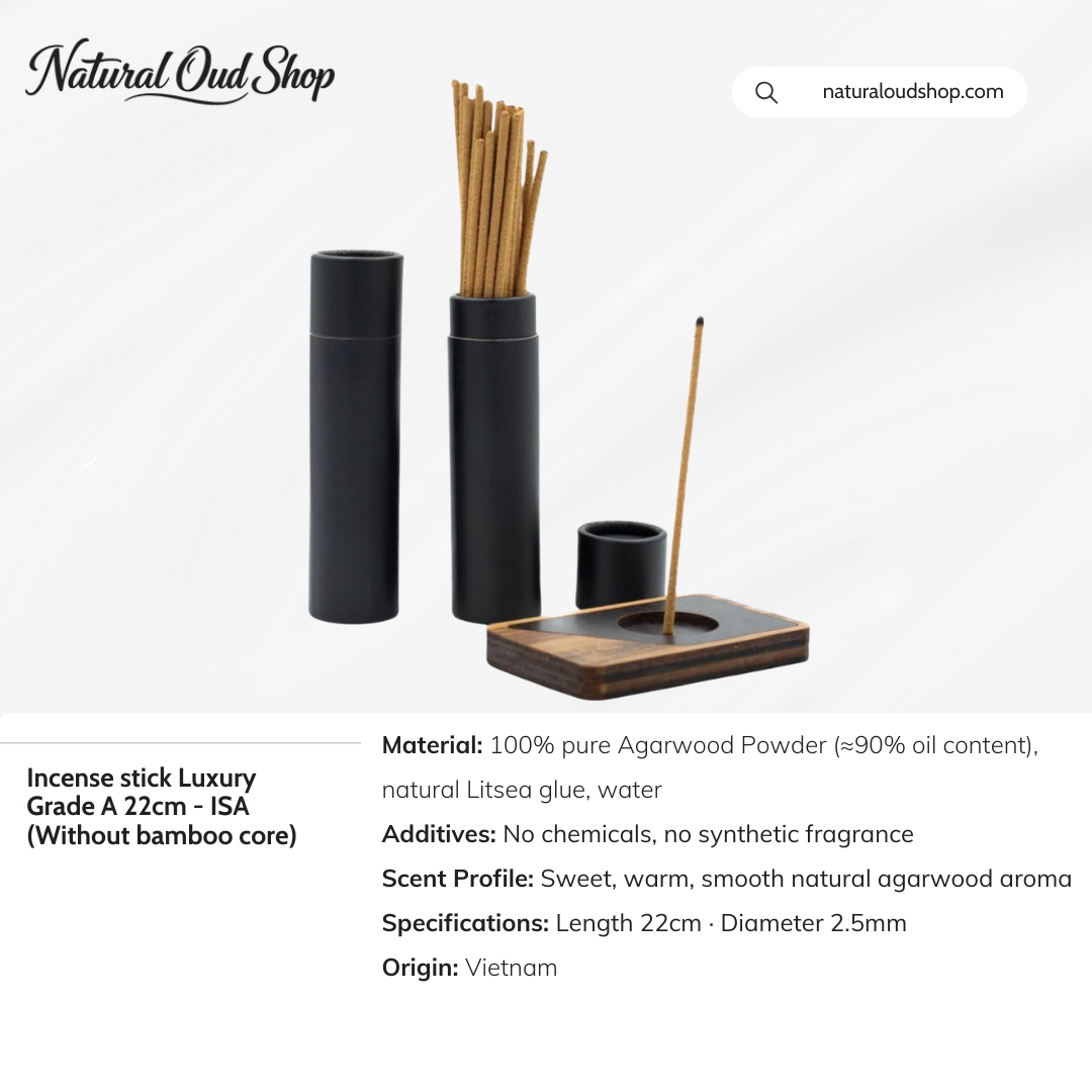 Agarwood incense sticks and cones