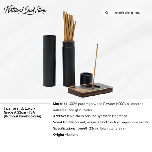 Incense stick Luxury Grade A 22cm - ISA (100g / 200g/ 500g)