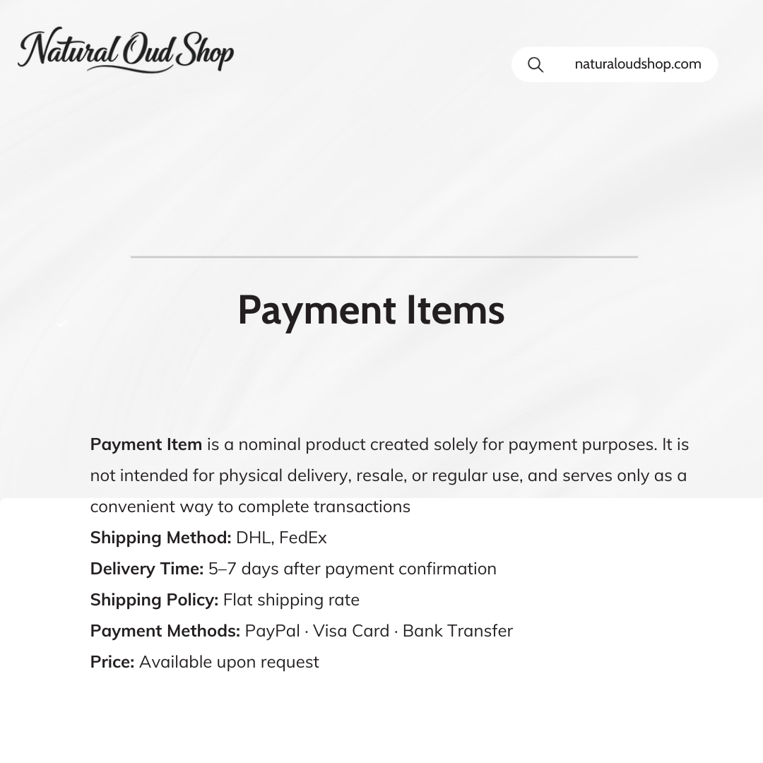 Payment Items